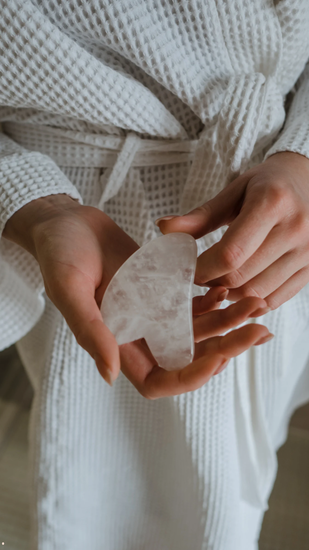 Duo Gua Sha et rouleau de massage Quartz rose